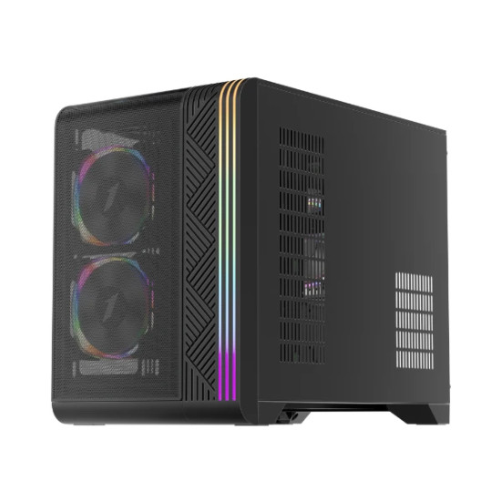Кутия за компютър 1stPlayer VT6-BK, Black