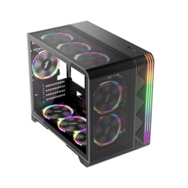 Кутия за компютър 1stPlayer VT6-BK, Black