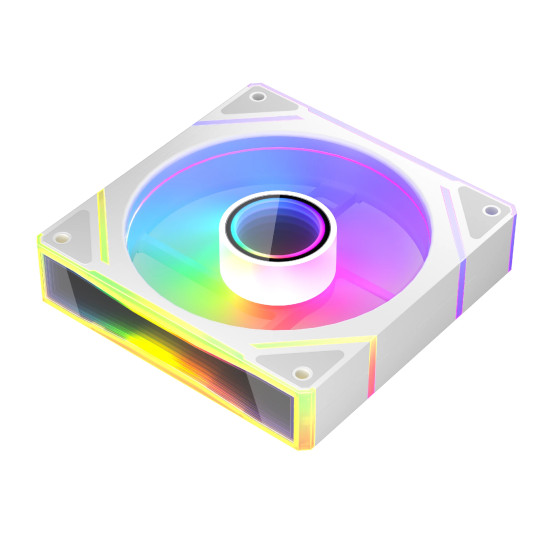 Вентилатор 1stPlayer Fan 120mm FC(AP)-WH - Infinity Mirror ARGB - White