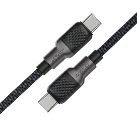 USB кабел Acefast USB-C to USB-C Cable 60W Silicone braid 1.2m - C10-03 - Black
