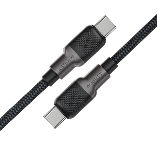 USB кабел Acefast USB-C to USB-C Cable 60W Silicone braid 1.2m - C10-03 - Black