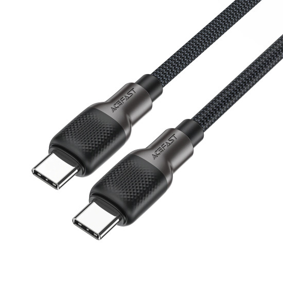 USB кабел Acefast USB-C to USB-C Cable 60W Silicone braid 1.2m - C10-03 - Black