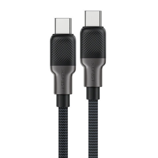 USB кабел Acefast USB-C to USB-C Cable 60W Silicone braid 1.2m - C10-03 - Black