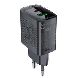 Зарядно Acefast Charger Wall GaN PD 20W - A78 - USB-C x 1, USB-A x 1, Black