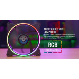 Вентилатор AeroCool Fan 120mm addressable RGB - ECLIPSE 12 - ACF3-EL10217.11