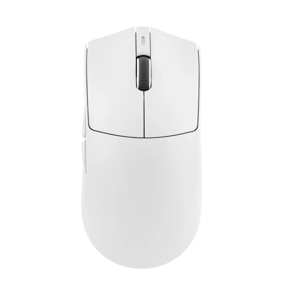Безжична мишка Ajazz AJ139P V3 MC - Wireless Gaming Mouse - 1K, Magnetic Charging Dock, White