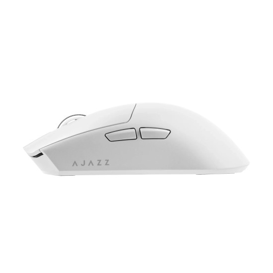 Безжична мишка Ajazz AJ139P V3 MC - Wireless Gaming Mouse - 1K, Magnetic Charging Dock, White