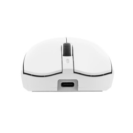 Безжична мишка Ajazz AJ139P V3 MC - Wireless Gaming Mouse - 1K, Magnetic Charging Dock, White