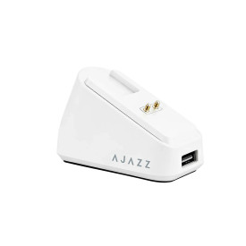 Безжична мишка Ajazz AJ139P V3 MC - Wireless Gaming Mouse - 1K, Magnetic Charging Dock, White