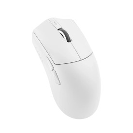 Безжична мишка Ajazz AJ139P V3 MC - Wireless Gaming Mouse - 1K, Magnetic Charging Dock, White