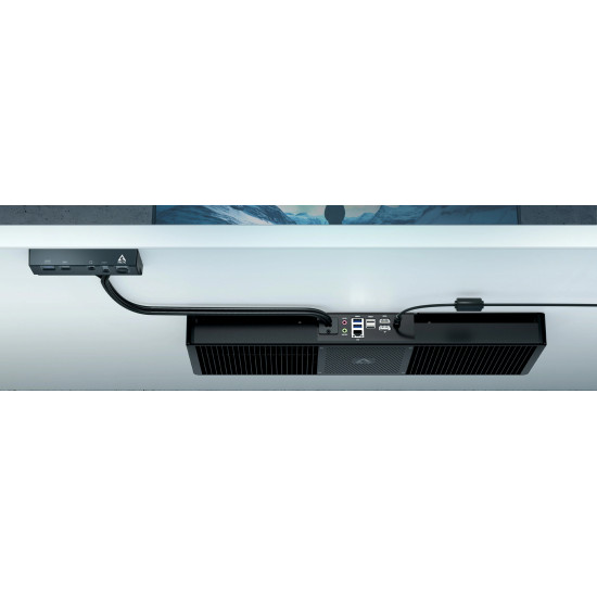 Настолен компютър за под бюро Arctic Under Desk PC - Senza 5500GT - Ryzen 5 5500GT, 16GB DDR4, 1TB SSD, Radeon Graphics, Windows 11 Home