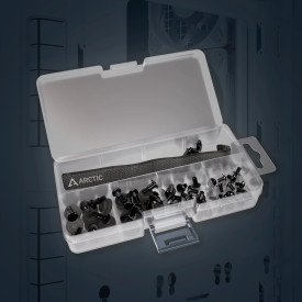 Кутия за компютър Arctic Case E-ATX - Xtender (Mirror Black) - 5 A-RGB Fans included