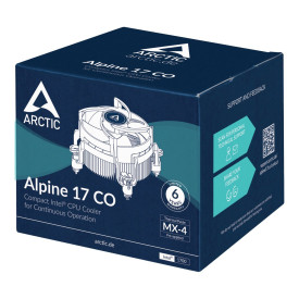 Охладител за процесор Arctic CPU Cooler Alpine 17 CO - Intel LGA17xx - ACALP00041A
