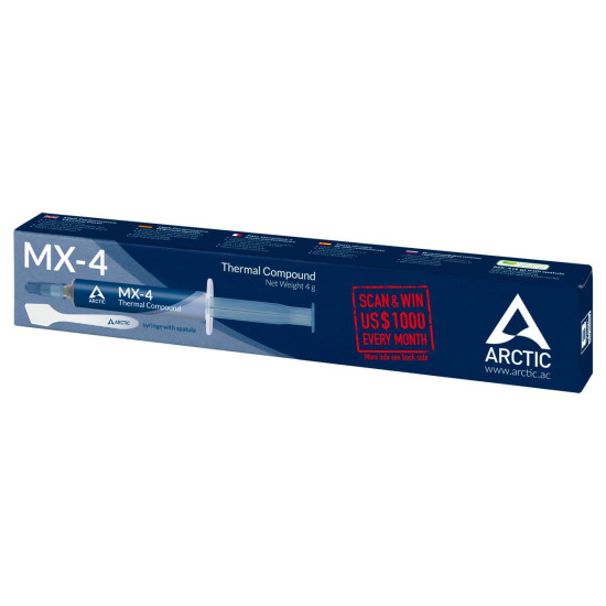 Термопаста Arctic MX-4 4g + Spatula