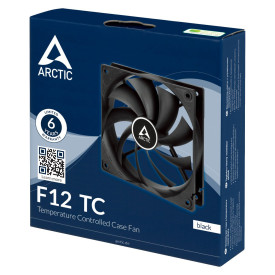 Вентилатор Arctic Fan F12 TC (black) - 120mm/300-1350rpm
