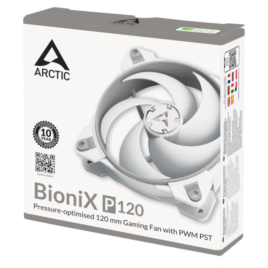 Вентилатор Arctic Fan 120mm - BioniX P120 PWM PST - Grey/White