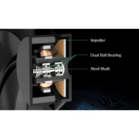 Вентилатор Arctic Fan 80mm P8 PWM PST CO - black/black - 200-3000rpm