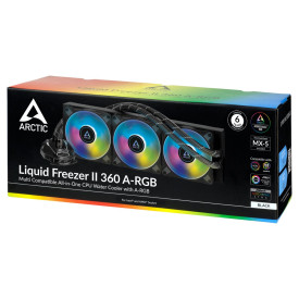Водно охлаждане Arctic Liquid Freezer II, 360mm, A-RGB, черно