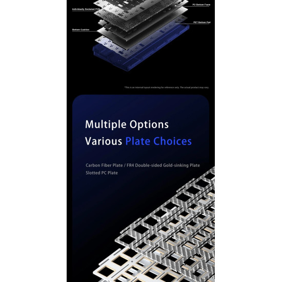 Безжична клавиатура Aula NOVA 75 - Star Vector Switch [Linear] (English US), White