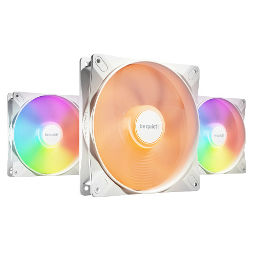 Комплект вентилатори be quiet! Fan Pack 3-in-1 3 x 140mm - LIGHT WINGS LX 140mm PWM high-speed White Triple-Pack