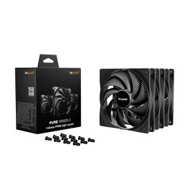 Комплект вентилатори be quiet! Fan Pack 3-in-1 3 x 140mm - PURE WINGS 3 140mm PWM high-speed 3-Pack