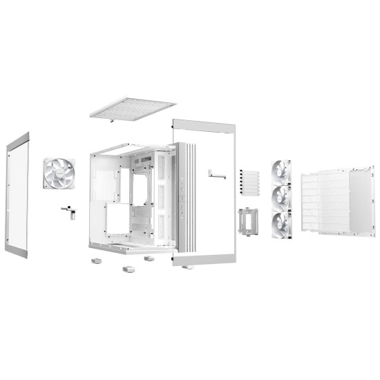 Кутия за компютър be quiet! Case ATX - LIGHT BASE 600 LX White