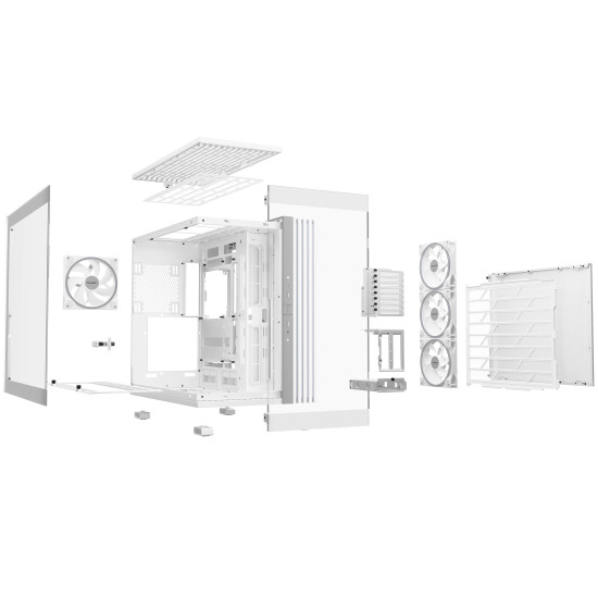 Кутия за компютър be quiet! Case EATX - LIGHT BASE 900 FX White