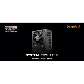Захранване be quiet System Power 11 M, 750W, ATX 3.1, 80 Plus Gold, Full-Modular
