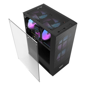 Кутия за компютър Darkflash Case ATX - A290 Black - 3 x 120 mm RGB fans included