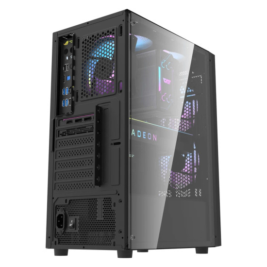 Кутия за компютър Darkflash Case ATX - A290 Black - 3 x 120 mm RGB fans included