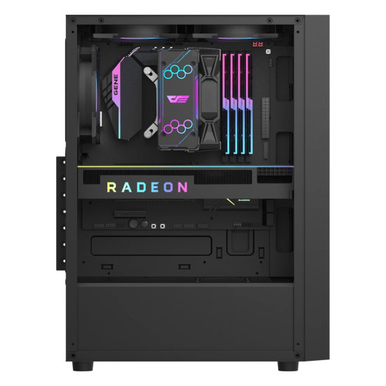 Кутия за компютър Darkflash Case ATX - A290 Black - 3 x 120 mm RGB fans included