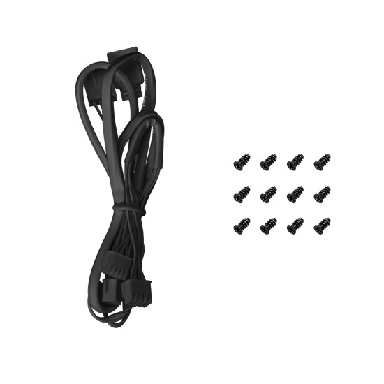 Комплект вентилатори DeepCool Fan Pack 3-in-1 3x140mm - FD14 Black, Addressable RGB