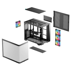 Кутия за компютър DeepCool Case ATX - CG530U 4F - 4 ARGB Fans