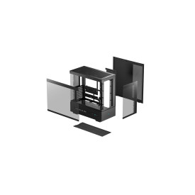 Кутия за компютър DeepCool Case ATX - CH690 DIGITAL Black
