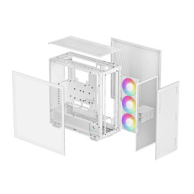 Кутия за компютър DeepCool Case E-ATX - MORPHEUS White - Dual-Chamber