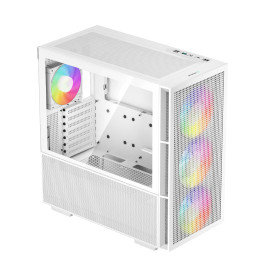 Кутия за компютър DeepCool Case EATX - CH560 A-RGB White