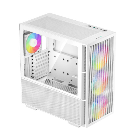 Кутия за компютър DeepCool Case EATX - CH560 A-RGB White