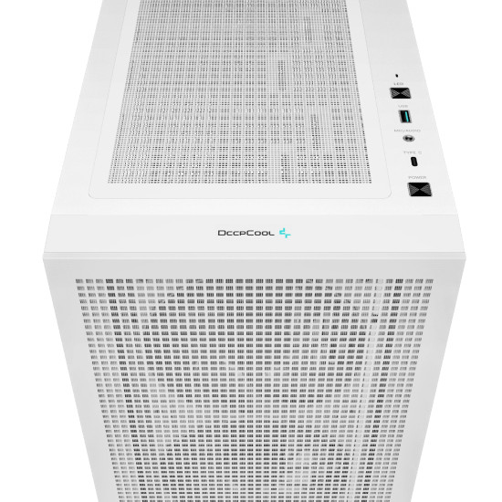 Кутия за компютър DeepCool Case EATX - CH560 A-RGB White
