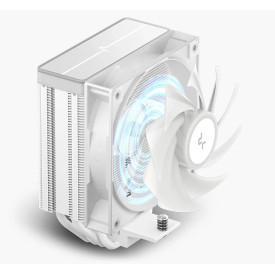 Охладител за процесор DeepCool CPU Cooler AG400 White - Addressable RGB V2 - LGA1851/AM5