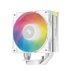 Охладител за процесор DeepCool CPU Cooler AG400 White - Addressable RGB V2 - LGA1851/AM5