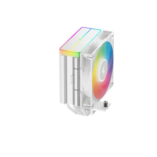 Охладител за процесор DeepCool CPU Cooler AG400 White - Addressable RGB V2 - LGA1851/AM5