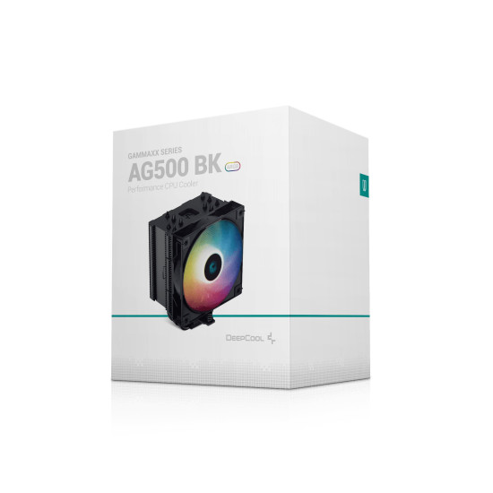 Охладител за процесор DeepCool CPU Cooler AG500 BK - Addressable RGB - LGA1700/AM5