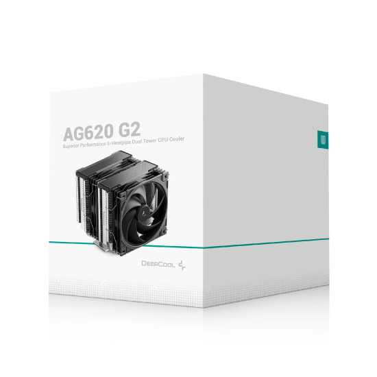 Охладител за процесор DeepCool CPU Cooler AG620 G2 - Dual-Tower - LGA1851/AM5