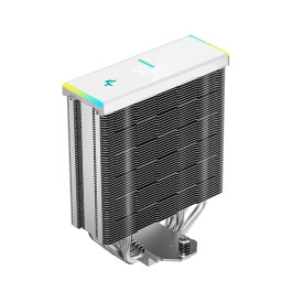 Охладител за процесор DeepCool AK400 Digital WH, 120mm, 2.4 инча Display, ARGB