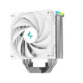 Охладител за процесор DeepCool AK400 Digital WH, 120mm, 2.4 инча Display, ARGB
