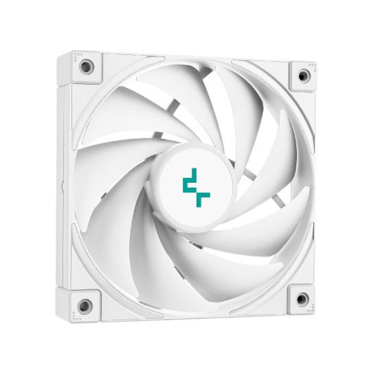 Охладител за процесор DeepCool AK400 Digital WH, 120mm, 2.4 инча Display, ARGB