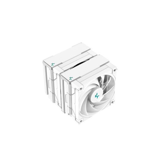 Охладител за процесор DeepCool CPU Cooler AK620 WH - Dual-Tower, White - LGA1700/AM5