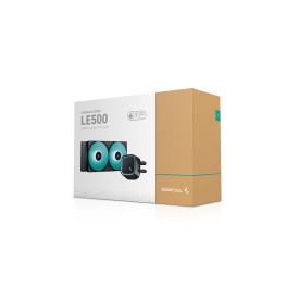 Водно охлаждане DeepCool Water Cooling LE500 MARRS - Green backlight - LGA1700/AM5