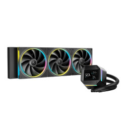 Водно охлаждане DeepCool LM360, 2.4 инча IPS Display, 3x120mm, ARGB