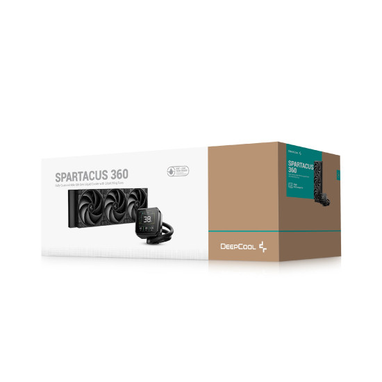 Водно охлаждане DeepCool Water Cooling SPARTACUS 360 - 3.4 inch IPS Display